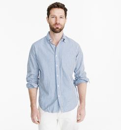 Seersucker shirt in classic stripe