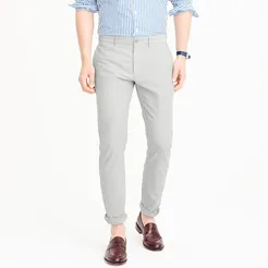 484 Slim-fit pant in stretch chambray