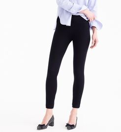 Pull-on toothpick jean in black
