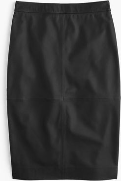 Collection leather skirt