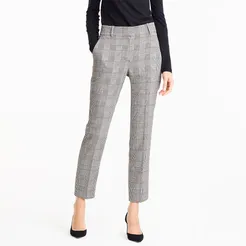 Tailored pant in lady glen plaid