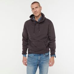 Garment-dyed french terry hoodie