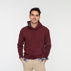 Tall garment-dyed french terry hoodie