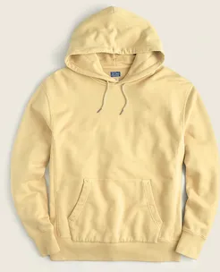 Tall garment-dyed french terry hoodie