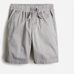 Boys' stretch pull-on short in lightweight cotton