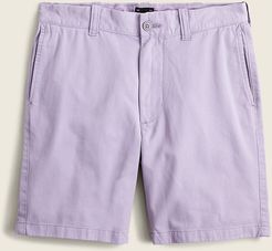 9" short in garment-dyed cotton