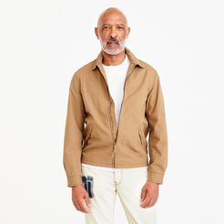 Point-collar cotton jacket