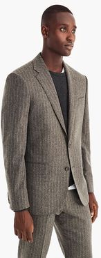 Ludlow Classic-fit suit jacket in chalk-stripe Italian wool blend