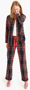 Vintage pajama set in Stewart tartan