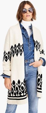 Point Sur long cotton cardigan