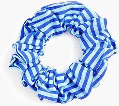 Striped scrunchie