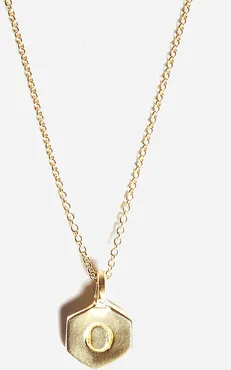 Odette New York&#174; Hex monogram necklace