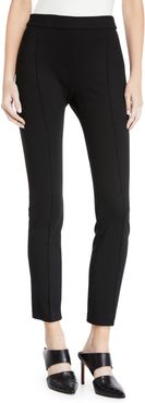 Pintuck Pull-On Interlock Jersey Leggings