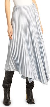 Asymmetric Pleated Skirt