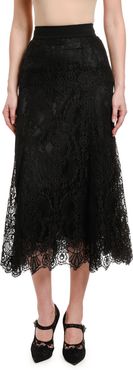 Lace Ankle-Length Skirt