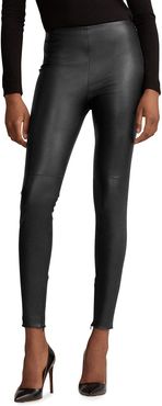 Eleanora Leather Skinny Pants