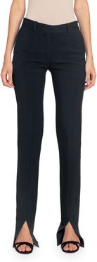 Twill Slit-Cuff Tuxedo Trousers