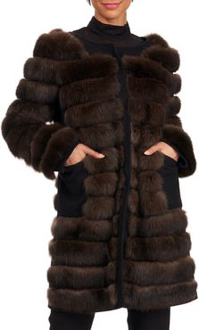 Sable Fur Stroller Coat