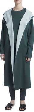 Cashmere-Silk Reversible Coat