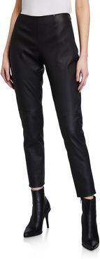 Emanule Leather Crop Pants