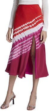 Sachiko Tie-Dye Silk Skirt