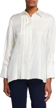 Bower Stitched Silk Shirt