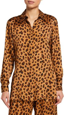 Animal Print Relaxed Shirt