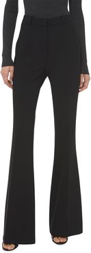 Charlie Crepe High-Rise Flare Pants