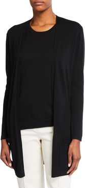 Cashmere Open-Front Sweater