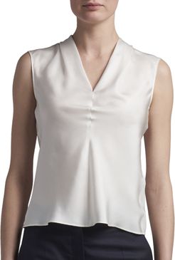 Eternal Silk Twill Sleeveless Shell