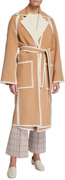 Reversible Double-Face Wool Trench Coat