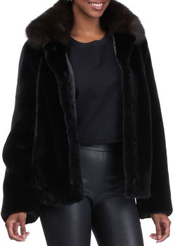Mink Jacket w/ Sable Fur Collar