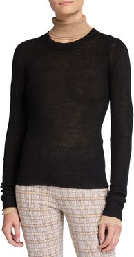 Crewneck Double-Body Sweater