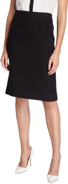 Wool-Blend Classic Skirt