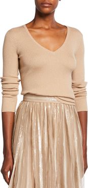 Lurex Cashmere-Blend Sweater