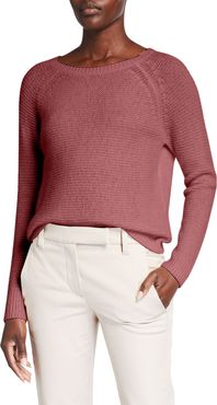 Kiku Cashmere-Blend Knit Sweater