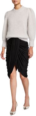 Jersey Draped Skirt