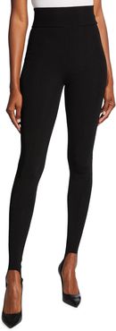 High-Waist Compact Shine Leggings