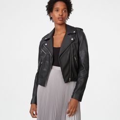 Black Gracella Leather Jacket in Size XS