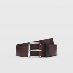 Brown Multi Double-Face Leather Belt in Size 30