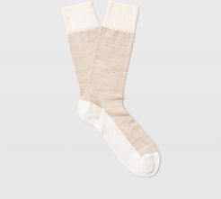 Tan Spacedye Sock in Size One Size