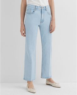 Sky Blue Structured Bootcut Jeans in Size 25