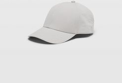 Light Grey Seersucker Hat in Size One Size