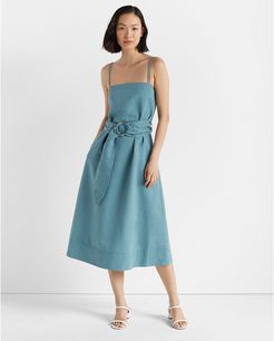 Turquoise Belted A-Line Dress in Size 00