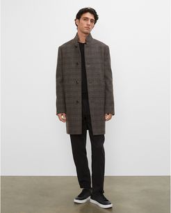 Brown Multi Patterned Loukas Coat in Size 36