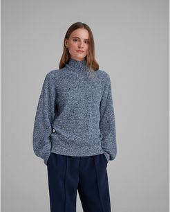 Ocean Rib Turtleneck Sweater in Size XS