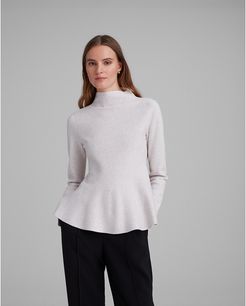Oat Milano Peplum Sweater in Size XS