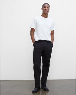 Black Elasticated Straight Leg Pants in Size XL
