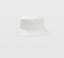 Cream CM Bucket Hat in Size One Size