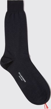 Navy Wool Calf Socks - Uomo Prima Che Finiscano Blu Navy - Lana Merino 40-41